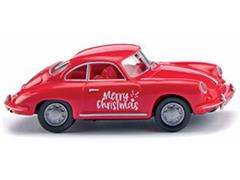 WIKING #081408 - Merry Christmas - 1961-65 Porsche 356 in Red