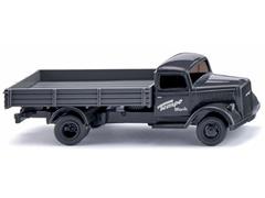 WIKING #084008 - Tempo Werk - 1935-44 Opel Blitz Flatbed Truck in Dark Grey
