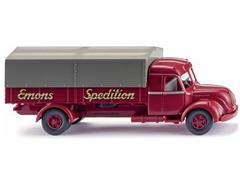 WIKING #085509 - Spedition Emons - 1955-57 Magirus S 7500 Flatbed Truck