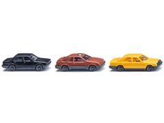 1982-89 Classic Passenger Cars 3-piece Set - BMW 320i Mercedes-Benz 260 E and Ford Sierra XR4 #091104