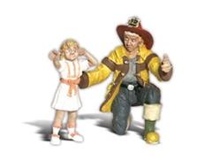 A2539 - Woodland Scenics Scenic Accents Fireman Bill Betsy