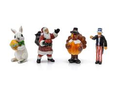 Scenic Accents - Holiday 4-Pack Find Me Figures - HO Scale #A2868