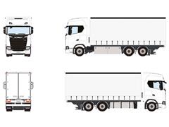 03-2052 - WSI Model Scania S Highline CS20H Riged