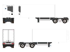 WSI #03-2056 - 2-Axle LZV Dolly Trailer - White Line