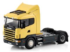WSI #04-2242 - Scania 4 Series Flat Roof 4X2 in Yellow - Cab Only