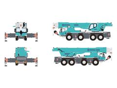 WSI #51-2193 - Universal Cranes New Zealand - Liebherr LTM 1090-4 2 Mobile Crane
